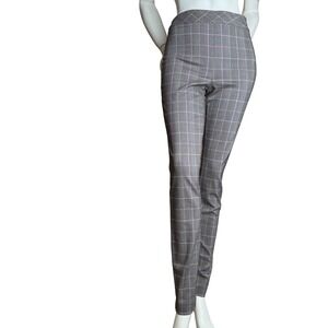 RW&CO Plaid Leggings High Rise Glen Check Dark Academia Business Casual Office M